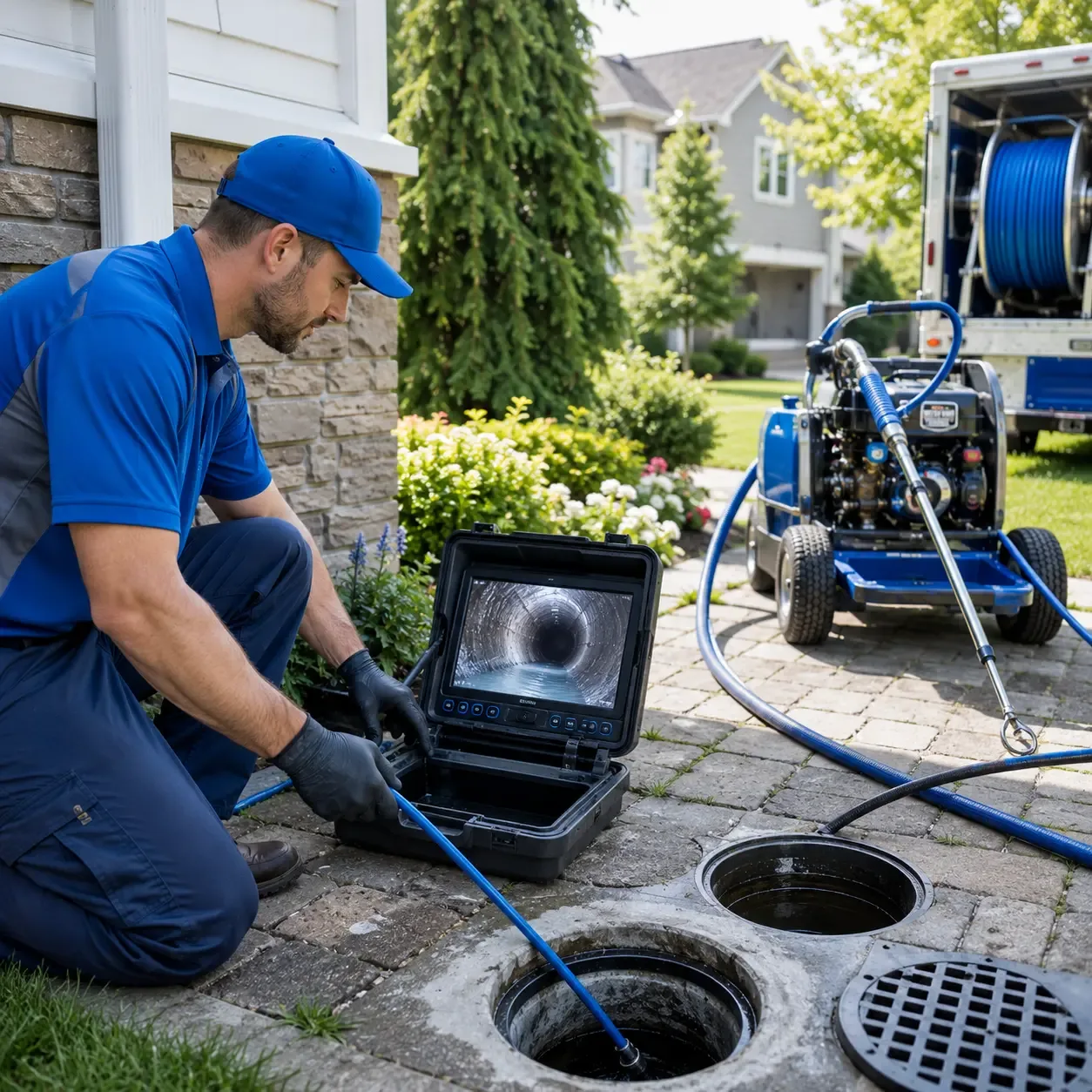 Outdoor drain cleaning professionals serving Unionville, PA